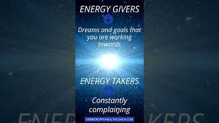 ENERGY GIVERS ENERY TAKERS [upl. by Nueoht]