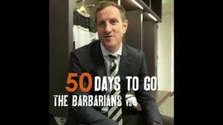 Will Greenwood 50 days to go to Barbarians v South Africa [upl. by Shell]