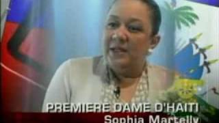 Haiti 1st Lady Sophia Martelly Message [upl. by Lolande340]