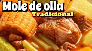 Aprende a preparar el auténtico mole de olla TRADICIONAL en casa [upl. by Andie]