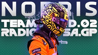 Best of Lando Norris Team Radio from Jeddah  2024 Saudi Arabia [upl. by Lebaron]