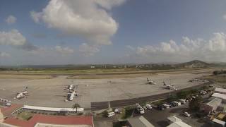 V C BIRD International Airport TIMELAPSE ANTIGUA [upl. by Revlys509]