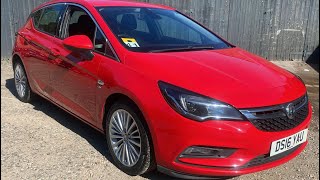 2016 Vauxhall Astra 14 ELITE NAV 5dr Review at Richard Lawson Autoecosse DS16YAU [upl. by Holladay376]