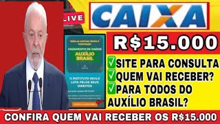 📌 R15 MIL LIBERADO INDENIZAÇÃO AUXILIO BRASIL EM NOVEMBRO CONFIRA QUEM VAI RECEBER HOJE [upl. by Conlen255]