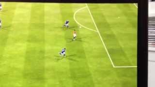 Rooney pass to RVP Goal [upl. by Ysdnyl]