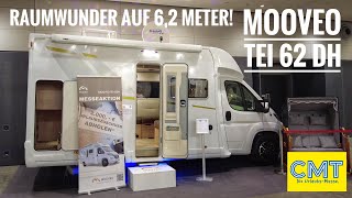 179 Mooveo Tei 62 DH  kompakter Teilintegrierter mit viel Platz  Vorstellung von der CMT 2024 [upl. by Mikihisa]