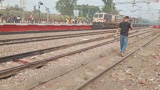 New Delhi Amritsar Shatabdi arriving at Panipat [upl. by Sibley]