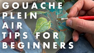 10 TIPS For Gouache Plein Air Painting  WHAT YOU NEED TO KNOW [upl. by Ahcila]