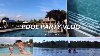 pool party vlog  A day at Fritton lake with Compendia [upl. by Griffin]