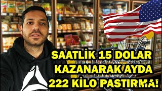 AMERÄ°KAâ€™DA TÃœRK MARKETÄ°NE VE RESTORANINA GÄ°TTÄ°M ASGARÄ° ÃœCRETLE 200 KÄ°LO PASTIRMA [upl. by Berni]