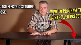 How to Program the Presets on the SIAGO Sit Stand Desk  SIAGO Sit Stand Desk [upl. by Ahsika]