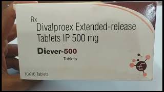 Diever 500 Tablet  Divalproex Tablets  Diever 500mg Tablet Uses Side effects Benefit Dosage Review [upl. by Nigle907]