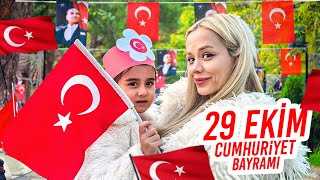 29 EKİM CUMHURİYET BAYRAMI VLOG   Gamze Karta Öykü Karta [upl. by Okimuk947]