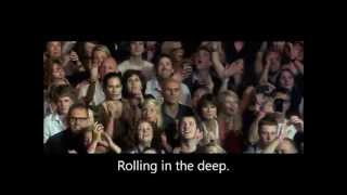 Adele ROLLING IN THE DEEP lyrics  LIVE at Royal Albert Hall [upl. by Merton]