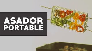 Asador Spiedo eléctrico portable [upl. by Adiam]