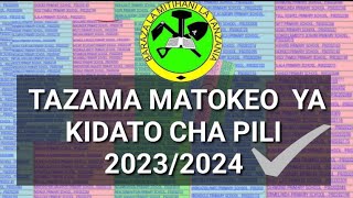 Necta Matokeo ya Kidato cha PILI 20232024 FTNA RESULTS [upl. by Torey]