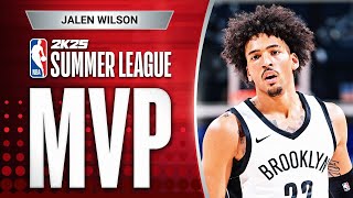 Jalen Wilson Is The NBA 2K25 Summer League MVP 🏆 [upl. by Toth]