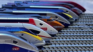 Ultimate High Speed Trains Compilation  N Scale [upl. by Aryahay]