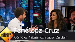 Penélope Cruz cuenta cómo se siente al trabajar junto a Javier Bardem  El Hormiguero 30 [upl. by Naej14]