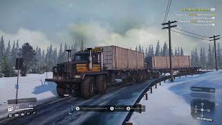 SnowRunner  Alaska  White Valley  Mountain River Order Master Supreme Part 1 389 [upl. by Norved]