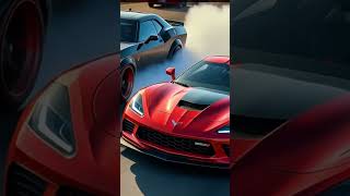 Must See  Hellcat Race Corvette on interstate animation [upl. by Kinsley831]