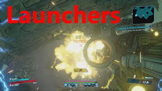 Borderlands 3 Launchers  Jericho vs Scourge vs Ion Cannon [upl. by Cence92]