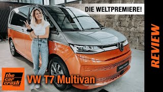 VW T7 Multivan 2021 Die Weltpremiere des NEUEN Bulli 🚐 Review  Test  PlugIn Hybrid  Innenraum [upl. by Anaeg]