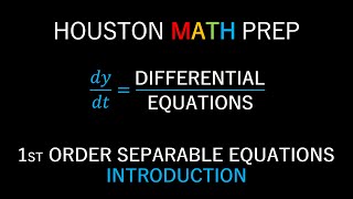 First Order Homogeneous Differential Equations Nonseparable but can be made Separable [upl. by Brechtel]