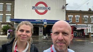 Exploring Arsenal one of Londons Shallowest Tube Station  Hidden London Hangouts S03E24 [upl. by Lexerd51]