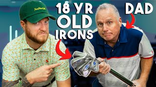 I Fit My Dad 18 hcp With The Best Golf Game Improvement Irons of 2024 [upl. by Nosdrahcir]