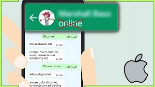 Como Tirar o Online do WhatsApp no iphone [upl. by Kalila]