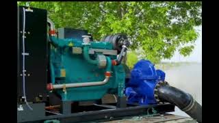 diesel water pump for Flood control system to Urban waterlogging [upl. by Essilem44]