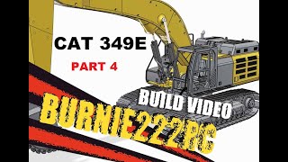 Building a rc CAT 349E Excavator  Part 4 Cabin [upl. by Yvon]