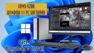 Hikvision CCTV Windows 11 Application live view Ivms4200 Download install Initial Configure  Part 1 [upl. by Chiquia613]