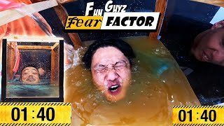 FEAR FACTOR FUN GUYZ  AQUA CLAUSTROPHOBIA CHALLENGE  TITANIC [upl. by Yeldahc]