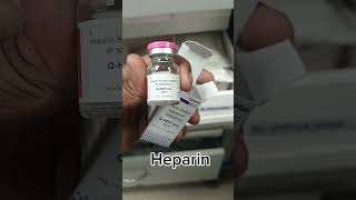 Heparin injectionviralvideo nursingheparinbiologydoctor aiimsdelhineetbloodthinner norcet [upl. by Evelina]