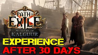 325 Path of exile settlers of kalguur experience playing for 30 days playpathofexile [upl. by Amitarp740]