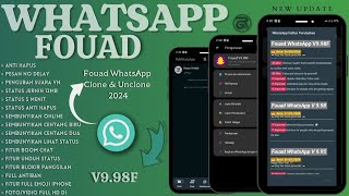 FOUAD WHATSAPP UPDATE TERBARU 2024  Fouad terbaru 2024  WHATSAPP MOD TERBARU 2024  Fouad V998F [upl. by Rodl]