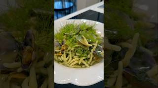 Pasta clams and fennel food asmr cooking [upl. by Weisler]