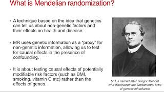 Introduction to Mendelian Randomization [upl. by Ylak]