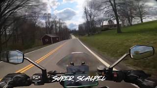 Ktm 890 Duke R clear exhaust sound twisty backroads ASMR [upl. by Adele842]