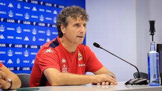 Rueda de prensa de Imanol Idiakez tras el RC Deportivo 00 Málaga CF [upl. by Lattimer]