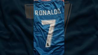 Ronaldo Bicycle kick Jersey ⚽️ Real Madrid 2018 UCL 🩵 UNBOXING football jersey viralshorts [upl. by Jannel606]