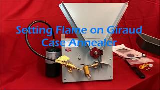 Giraud Cartridge Case Annealer Flame Setup and Tempilaq Tips [upl. by Erialcyram]