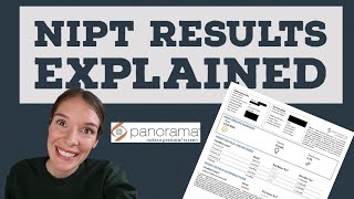 Panorama NonInvasive Prenatal Testing NIPT Results Shared amp Explained by Genetic Counselor [upl. by Ludovick]