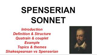 WHAT IS SPENSERIAN SONNET [upl. by Eri]