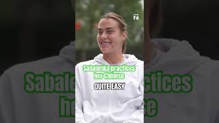 Sabalenka is a multilingual QUEEN 👑 sabalenka tennis [upl. by Reh612]