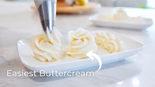 Easy 3 Ingredient Buttercream [upl. by Berck]