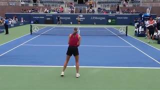 Maria Sharapova Training 2019 Court Level View [upl. by Mansfield]