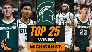 Top 25 Wing Groups In College Basketball Michigan State Spartans [upl. by Jean]